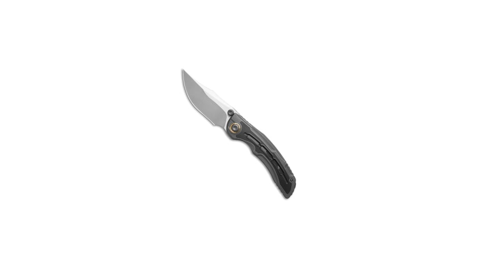 Kizer Kizer Silver Wing Frame Lock Knife Titanium + DLC Ti 3.3" BB M390 ZX-FK01A1, Black/Gray, Bohler M390, adult, BHQ-212051