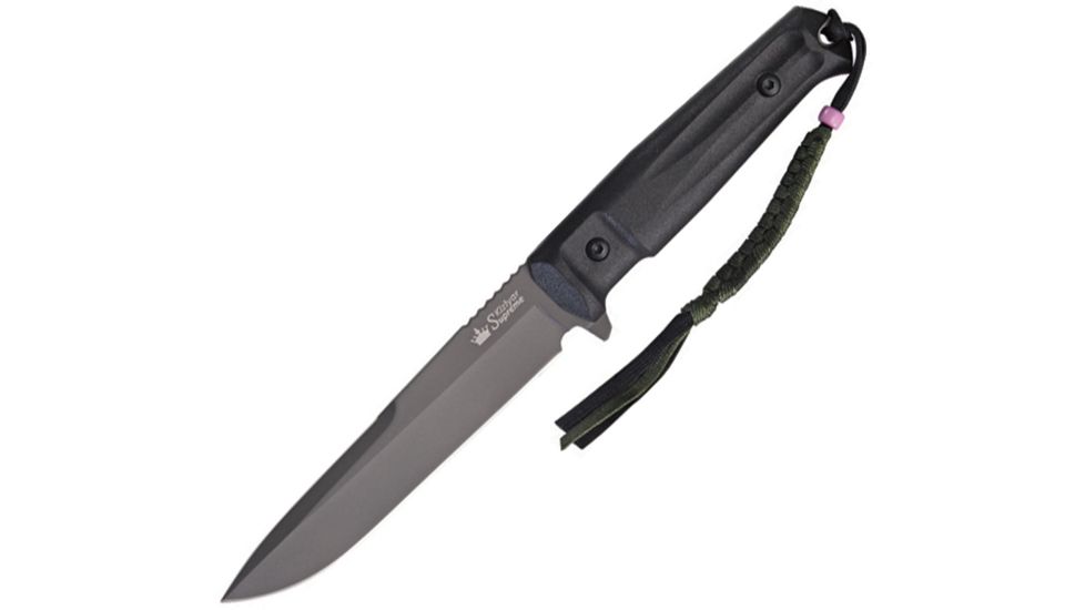 Kizlyar Alpha, Black Kraton handle, Knife KK0006