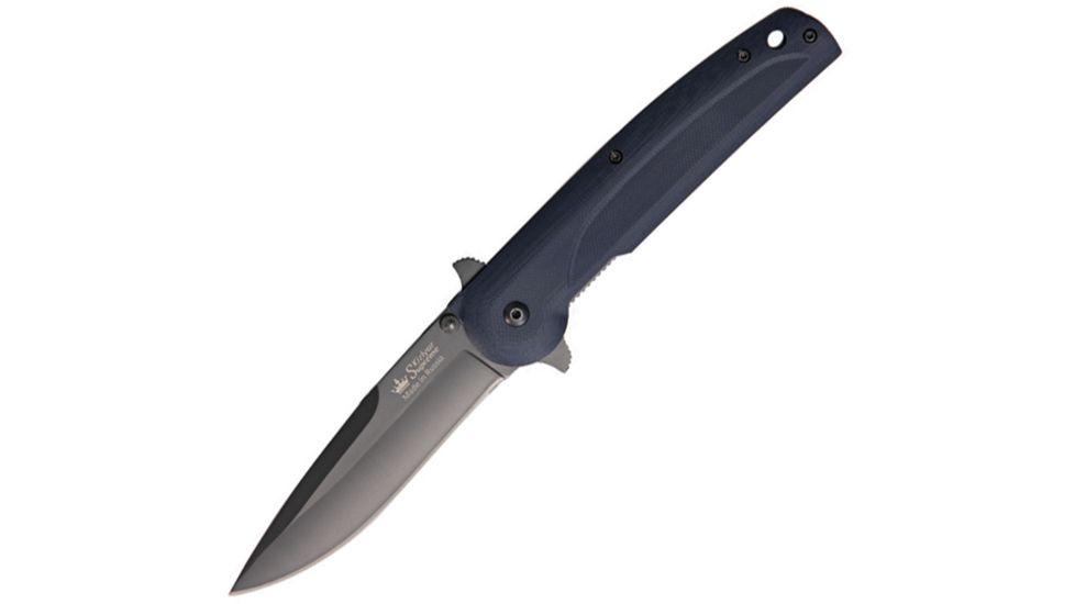 Kizlyar Biker Linerlock, Gray TiNi, Knife KK0142