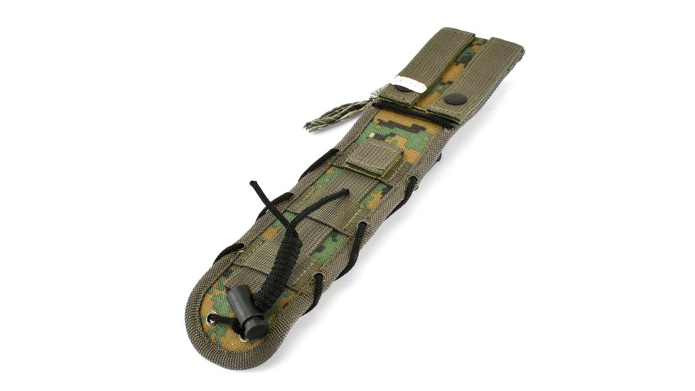 Kizlyar Delta Tactical Echelon Fixed Blade Knife,6in,Satin D2 Steel Broad Tip Blade,Black Kraton Handle KK0209