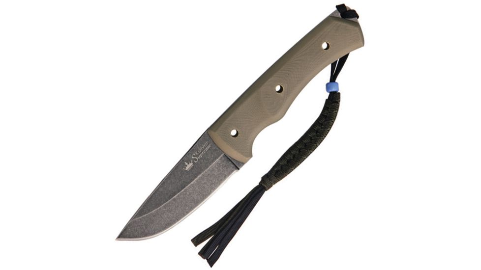 Kizlyar Kid Fixed Blade, Tan, Knife KK0083