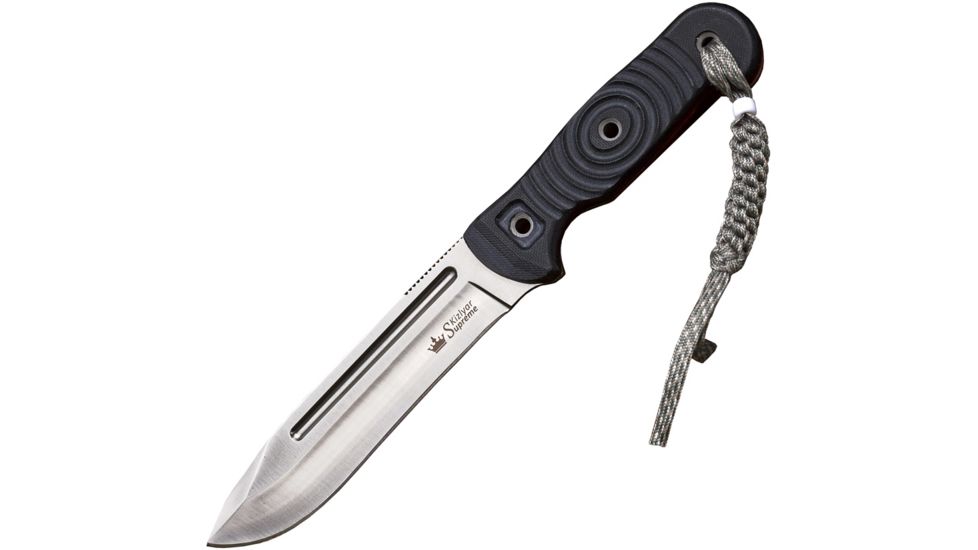 Kizlyar Maximus Fixed Blade, satin finish AUS-8 steel wide design blade, Knife KK0018
