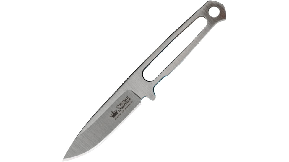 Kizlyar Sturm Mini Fixed Blade Knife, 2 satin finish AUS-8 stainless blade, One-piece construction, KK0146