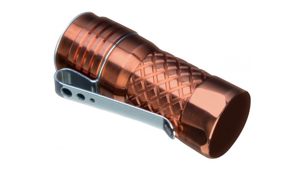 Klarus Every Day Carry LED Flashlight, 600 Lumens, w/1 x RCR123A  or 1 x CR123A DIM, Copper KLARUS-MI1C-CU