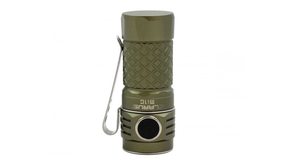 Klarus Every Day Carry LED Flashlight, 600 Lumens, w/1 x RCR123A or 1 x CR123A, Olive KLARUS-MI1C-OLIVE