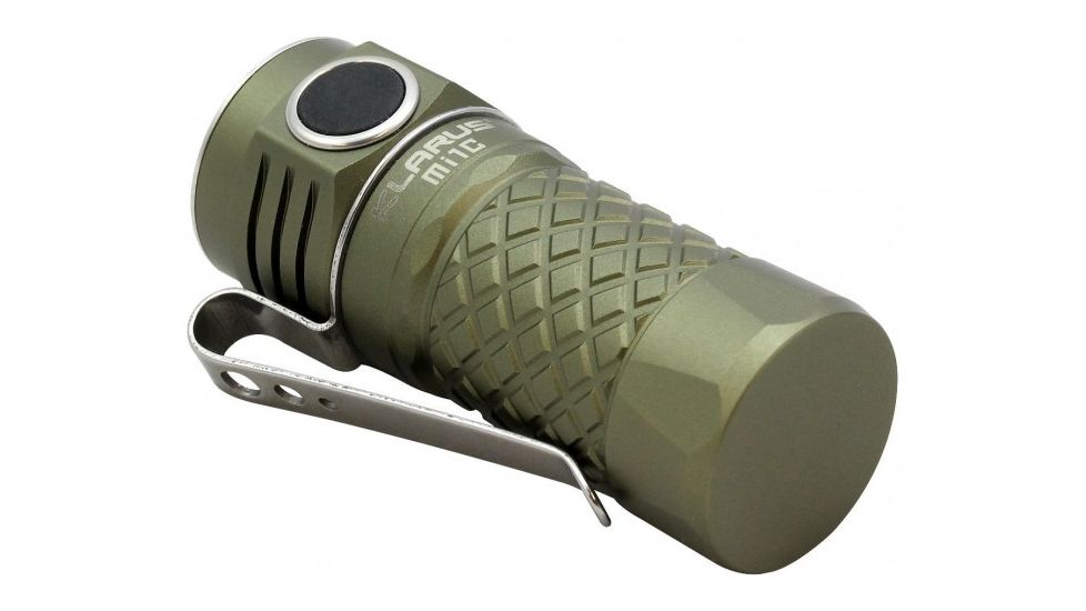 Klarus Every Day Carry LED Flashlight, 600 Lumens, w/1 x RCR123A or 1 x CR123A, Olive KLARUS-MI1C-OLIVE