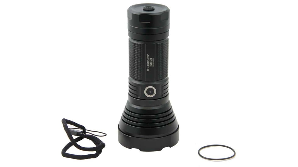 Klarus G35 1-3 x 18650/ 2 x CR123A-DIM CREE XHP35 HI D4 LED Searchlight, 2000 Lumens, Black, G35