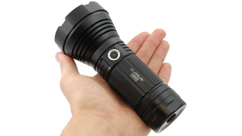 Klarus G35 1-3 x 18650/ 2 x CR123A-DIM CREE XHP35 HI D4 LED Searchlight, 2000 Lumens, Black, G35