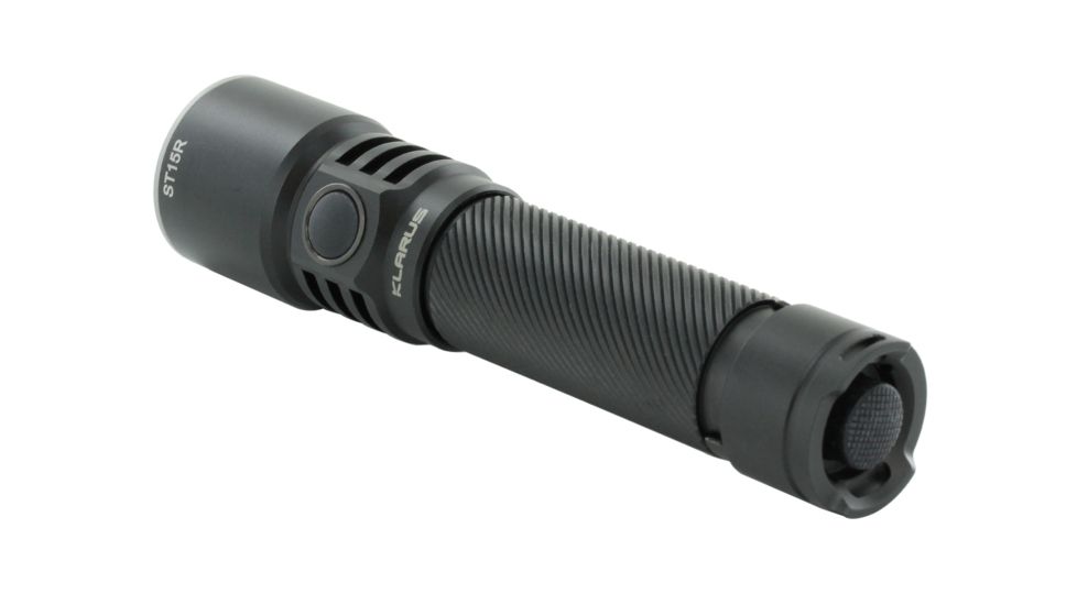 Klarus ST15R Night Guardian Rechargeable LED Flashlight, Black, ST15R