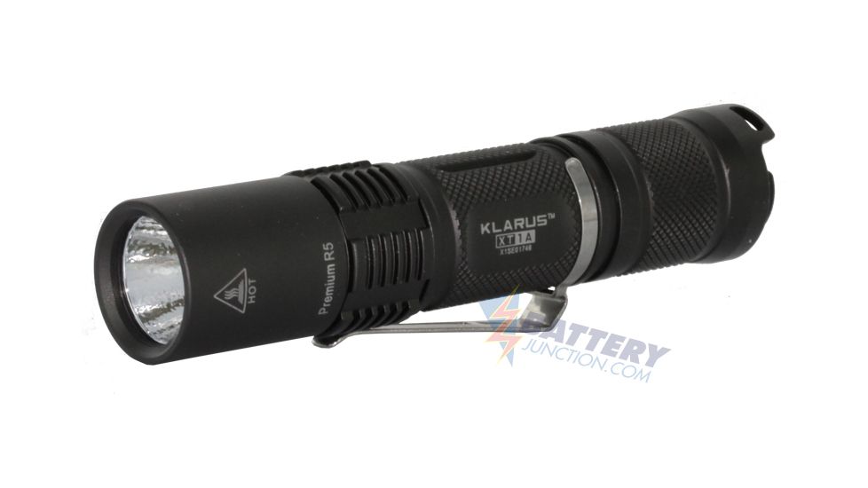 Klarus XT1A LED Flashlight with CREE XP-G R5 LED 150 Lumens - Dark Grey Finish - Uses 1 x AA Battery KLARUS-XT1A