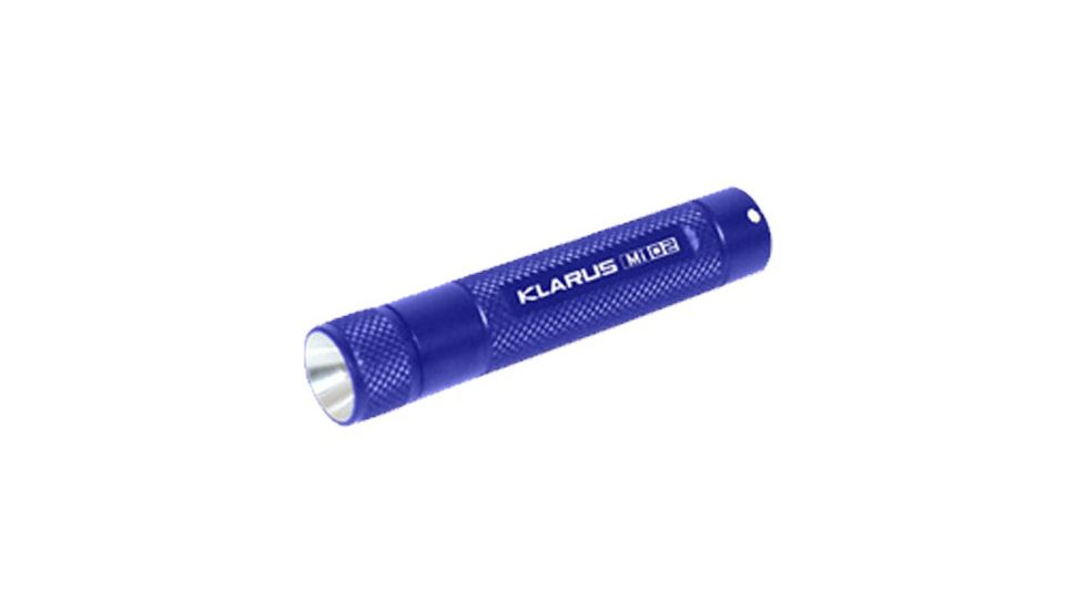 Klarus Mi02 LED Flashlight with Blue Finish - 13 Lumens - Uses 1 x AAA, Blue MI02-BLUE