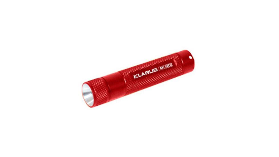 Klarus Mi02 LED Flashlight with Red Finish - 13 Lumens - Uses 1 x AAA, Red MI02-RED