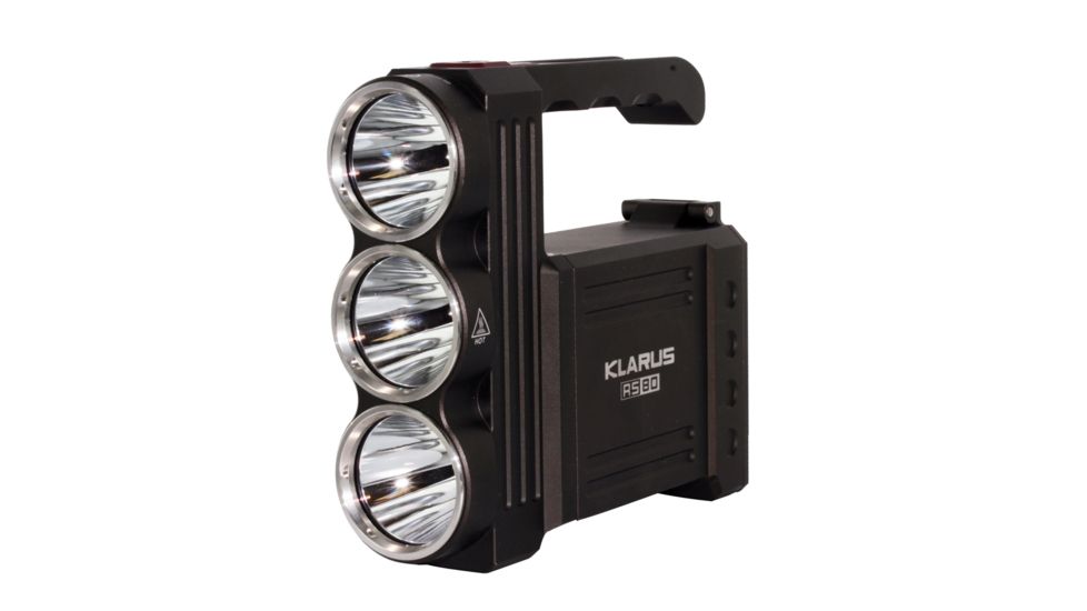 Klarus RS80 XM-L2 Flashlight, Black, RS80-XML2