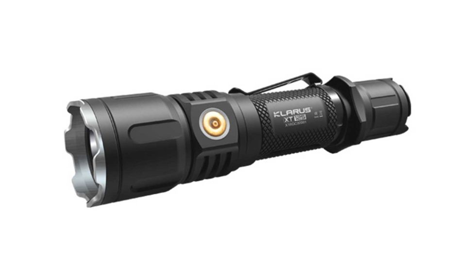 Klarus XT12S Rechargeable LED Flashlight, CREE XHP35 HI D4, 1600 Lumens, 1 x 18650 Included, Black KLARUS-XT12S