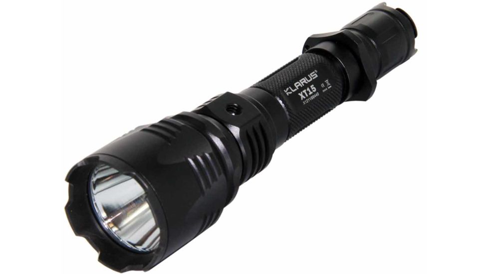 XT15 Falcon USB Rechargeable Flashlight 1020 Lumens, Black