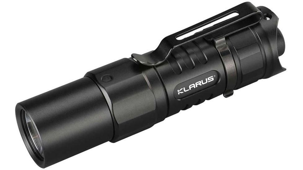 USED Klarus XT1C V2 1 x 16340/ CR123A CREE XP-L HD V6 LED Tactical Pocket Flashlight, 1000 Lumens, Black, XT1C-V2, EDEMO1