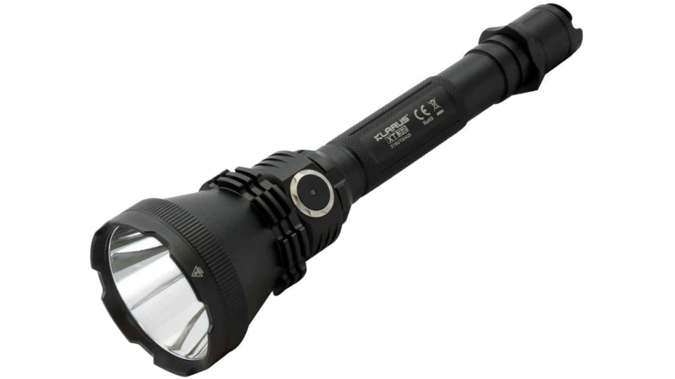 Klarus XT32 2 x 18650/ 4 x CR123A CREE XP-L HI V3 LED Programmable Searchlight, 1200 Lumens, Black, XT32