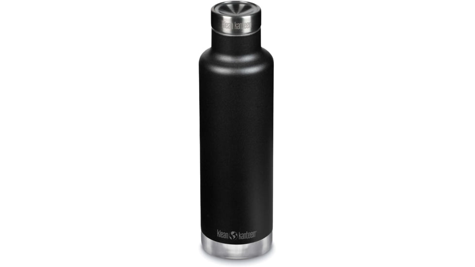 Klean Kanteen Insulated Classic w/ Pour Through Cap, 25oz, Black, 1009481