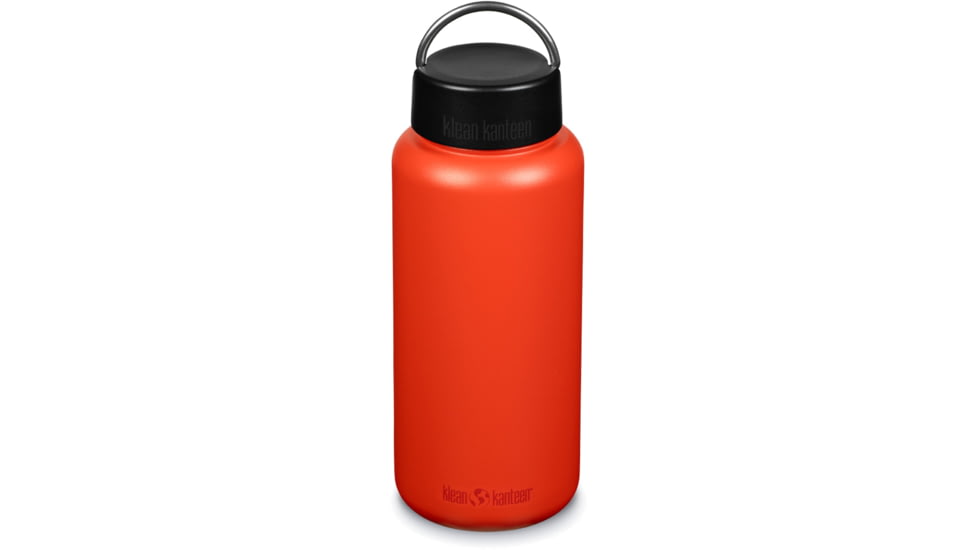 Klean Kanteen Wide w/Wide Loop Cap, 40oz, Tiger Lily, 40oz, 1009499