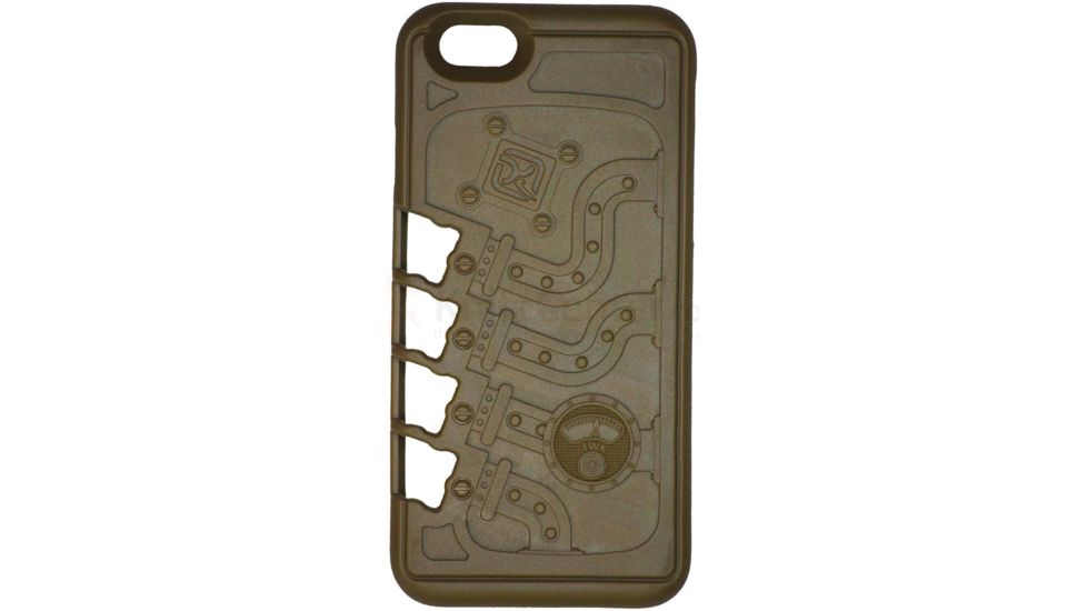 Klecker Daily Carry Stowaway Tool Carrier Phone Case iPhone 7 and 8 Mechanical, Coyote Brown/FDE STW-104-BRN