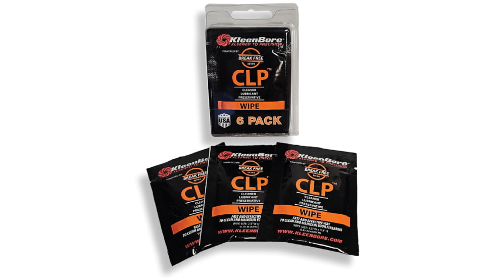 KleenBore Break Free CLP Wipe - 6 Pack, 2020144