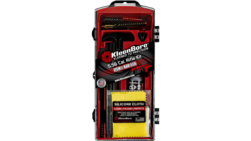 KleenBore KAR-556 AR-15 Tactical Cleaning Kit 5.56mm/.223 Cal