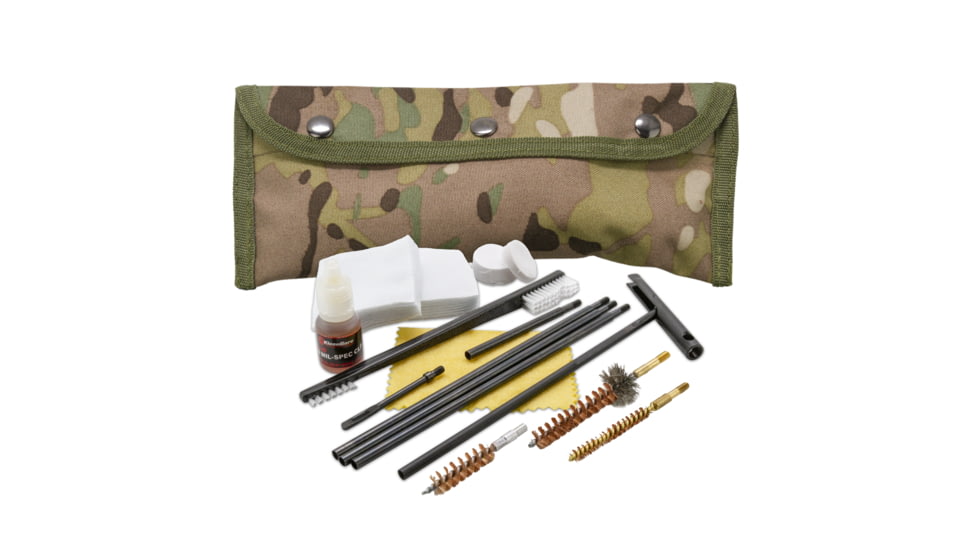 KleenBore Multi-Cam Pouch Field Cleaning Kit, .223/5.56/9mm Caliber, Multi-Cam, 2020118