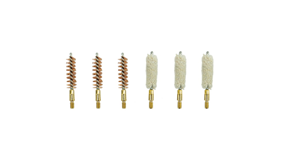 6pc. 9mm Brush &amp; Mop Set  (#8-32 Thread)