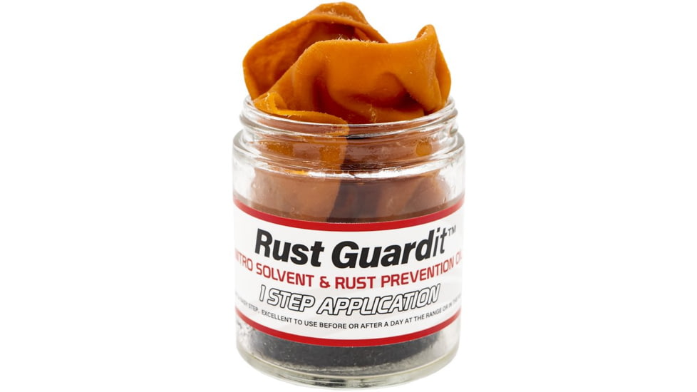 KleenBore Rust Guardit Rust Prevention Oil, Single Chamois Jar, Red/White, 2020152