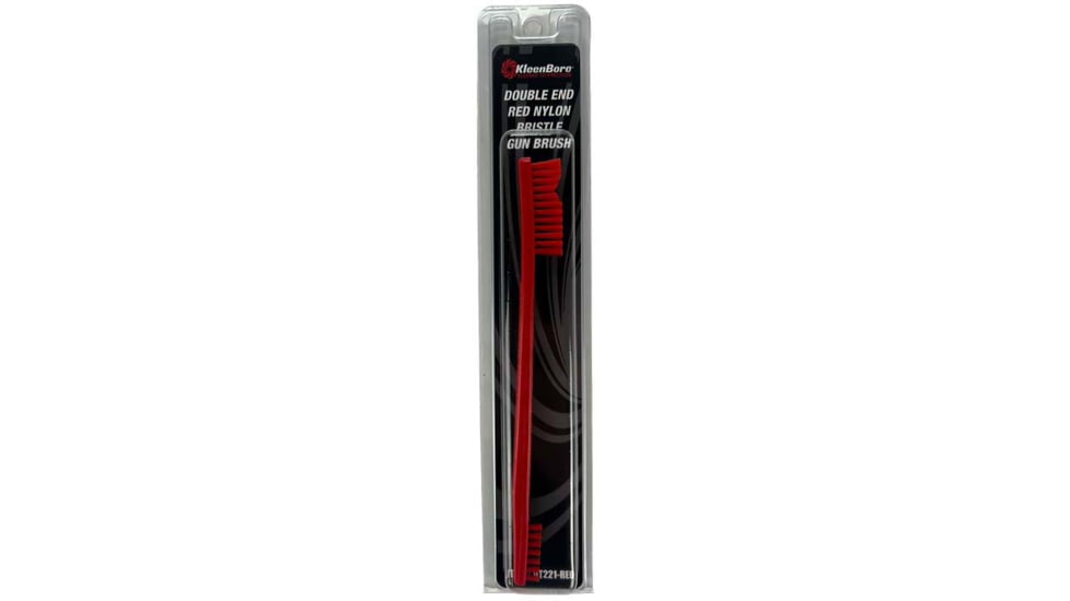 KleenBore Double End Red-Nylon Bristle Gun Brush, 2020140