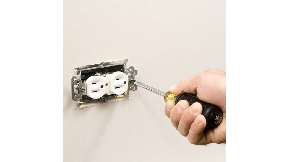 Klein Tools 1/4 Keystone Screwdriver Set, #2 Phillips, Cushion-Grip, 2Piece, Black, 85442