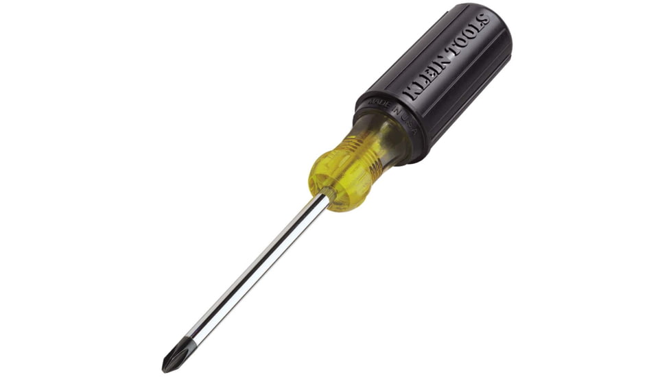 Klein Tools 1/4 Keystone Screwdriver Set, #2 Phillips, Cushion-Grip, 2Piece, Black, 85442