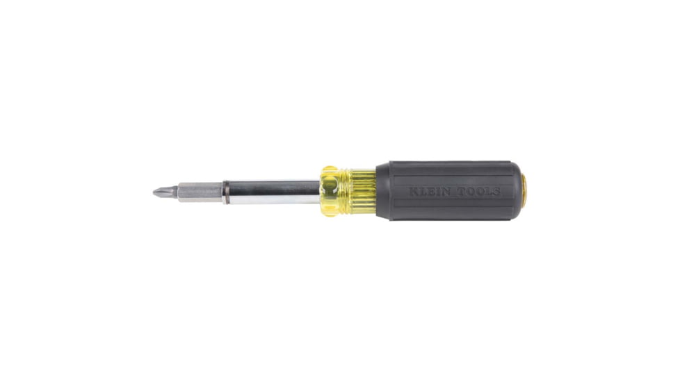 Klein Tools 11in1 Magnetic Screwdriver/Nut Driver, Yellow/Black, 32500MAG
