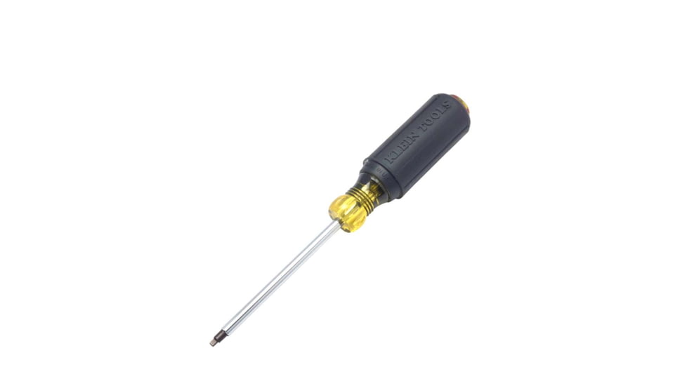 Klein Tools #2 Square Screwdriver, 4In Round Shank, Orange/Black, 662