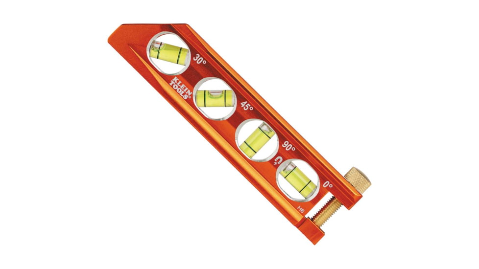 Klein Tools ACCU-BEND Level, 4 Vial, Orange, 935AB4V