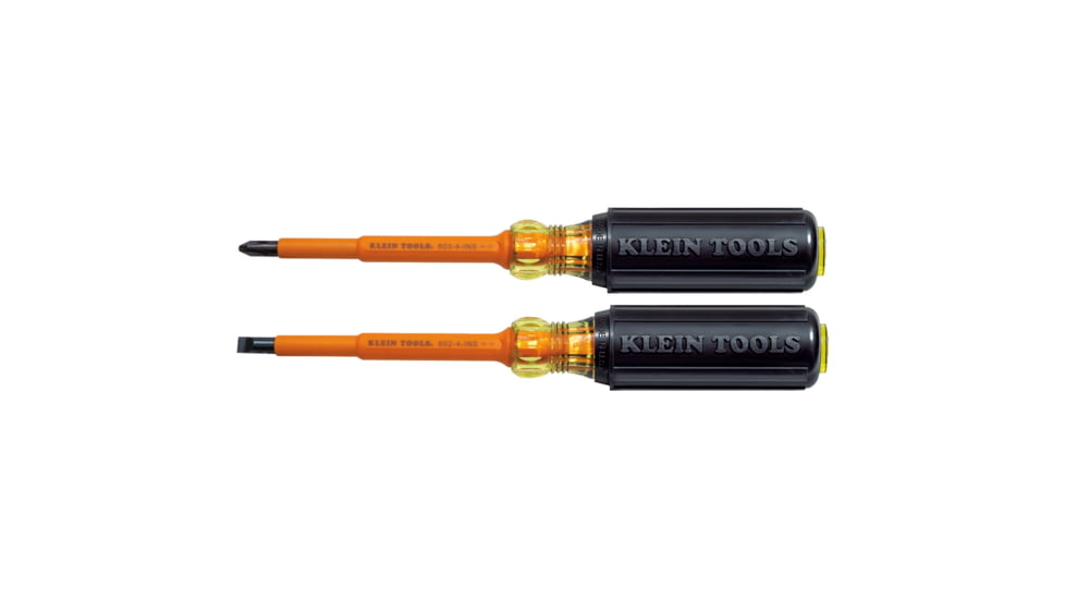Klein Tools Cushion-Grip Insulated Screwdriver Set 2-Piece 52758