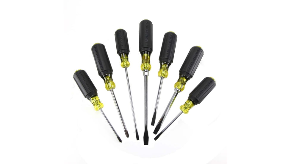 Klein Tools Cushion-Grip Screwdriver Set 7-Piece, 85076