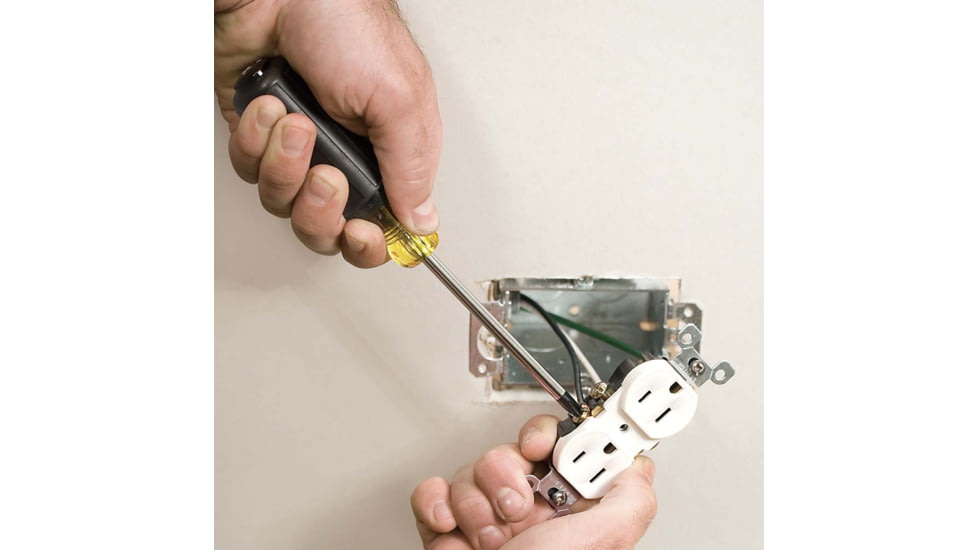 Klein Tools 1/4 Keystone Screwdriver Set, #2 Phillips, Cushion-Grip, 2Piece, Black, 85442