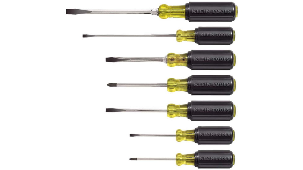 Klein Tools Cushion-Grip Screwdriver Set 7-Piece, 85076