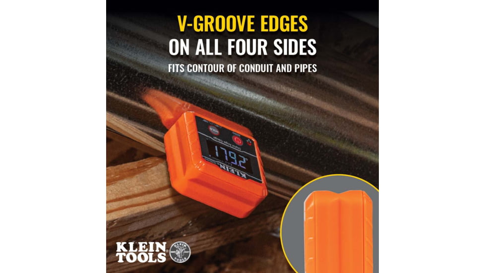 Klein Tools Digital Angle Gauge and Level, Orange, 935DAG