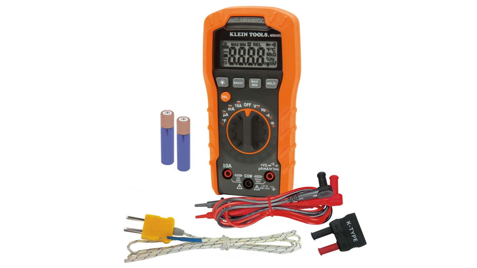 Klein Tools Digital Multimeter - Auto-Ranging - 600V, MM400