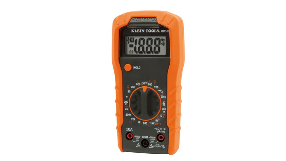 Klein Tools Digital Multimeter - Manual Ranging - 600V 59826