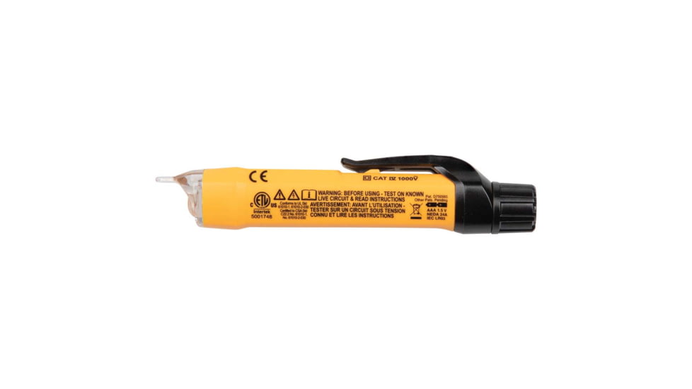 Klein Tools Dual Range Non Contact Voltage Tester, 12 - 1000V AC, Flashlight, NCVT3P