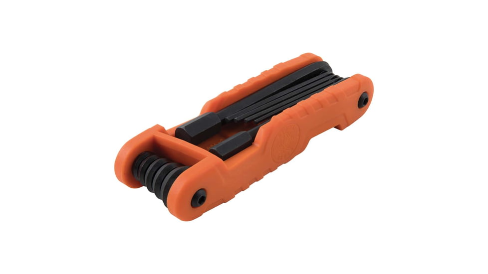 Klein Tools Folding Hex Key Set -11 Fractional Inch-Sized Keys Pro, 70550