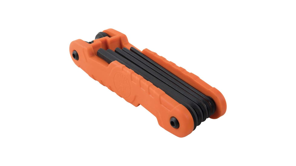 Klein Tools Folding Hex Key Set -11 Fractional Inch-Sized Keys Pro, 70550