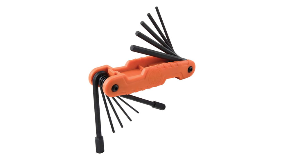 Klein Tools Folding Hex Key Set -11 Fractional Inch-Sized Keys Pro, 70550