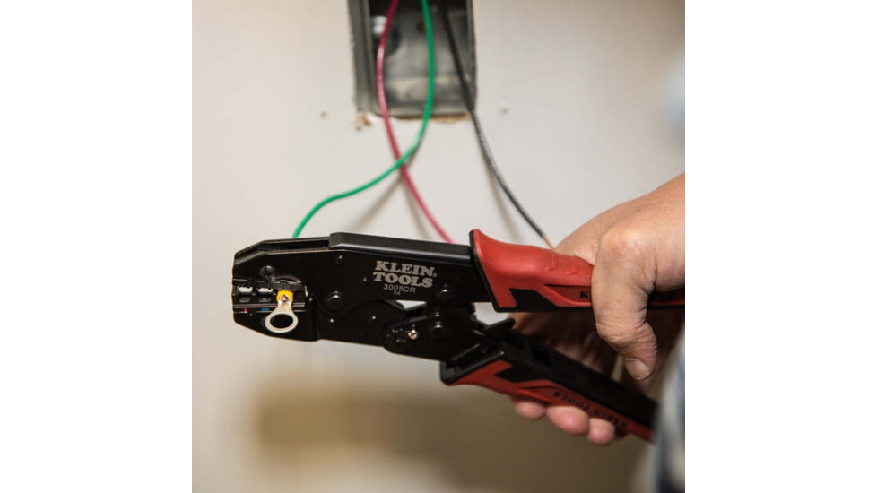 Klein Tools Full Cycle Ratcheting Crimper - 10-22 AWG, 3005CR