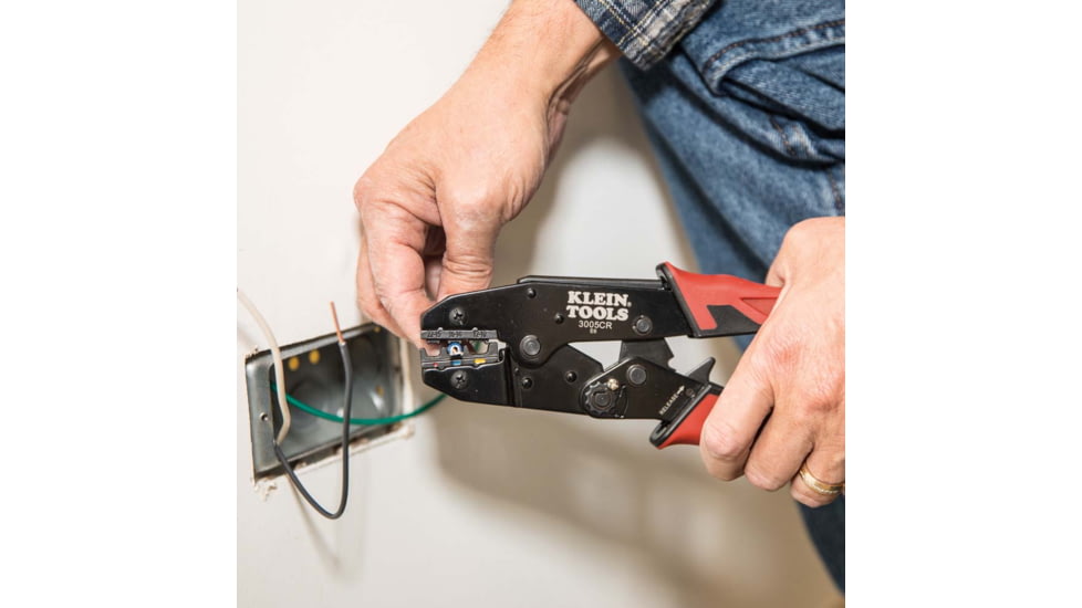 Klein Tools Full Cycle Ratcheting Crimper - 10-22 AWG, 3005CR