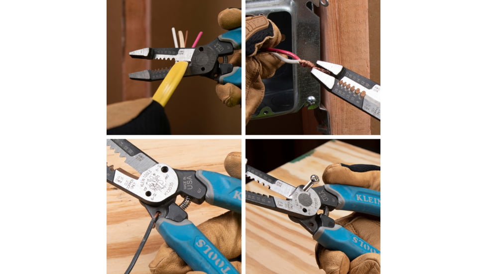 Klein Tools Heavy-Duty Shear Cut Wire Stripper 8-20AWG Klein-Kurve, K12035