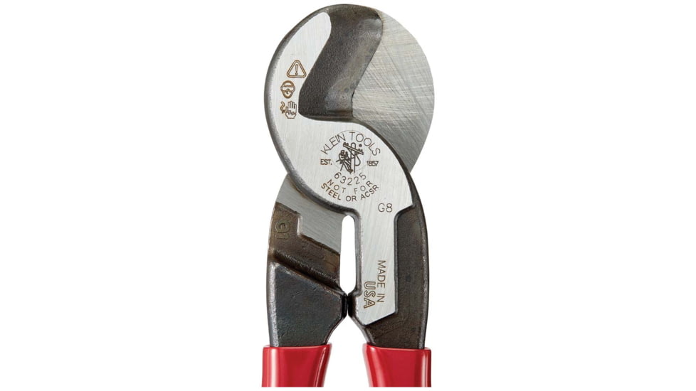 Klein Tools High-Leverage Cable Cutter, Red, 63225